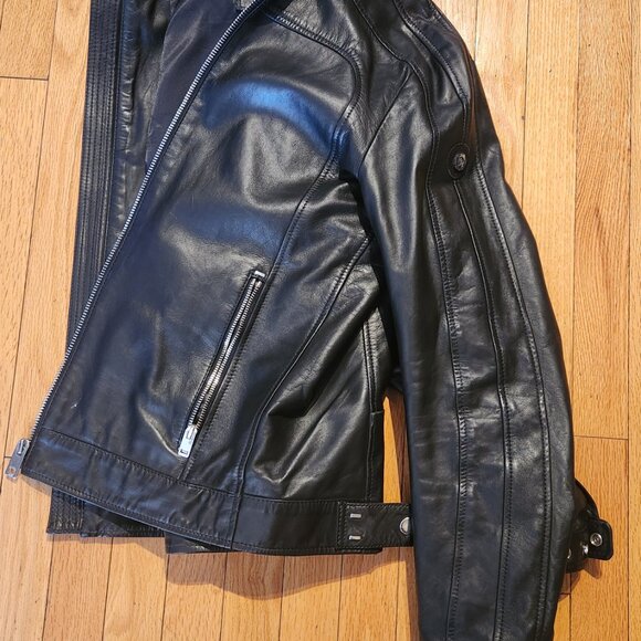 Diesel men's Leather Jacket - Picture 4 of 6